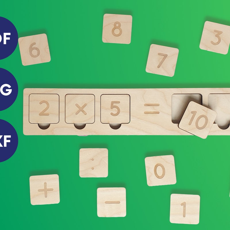 Laser Cut Math - Etsy