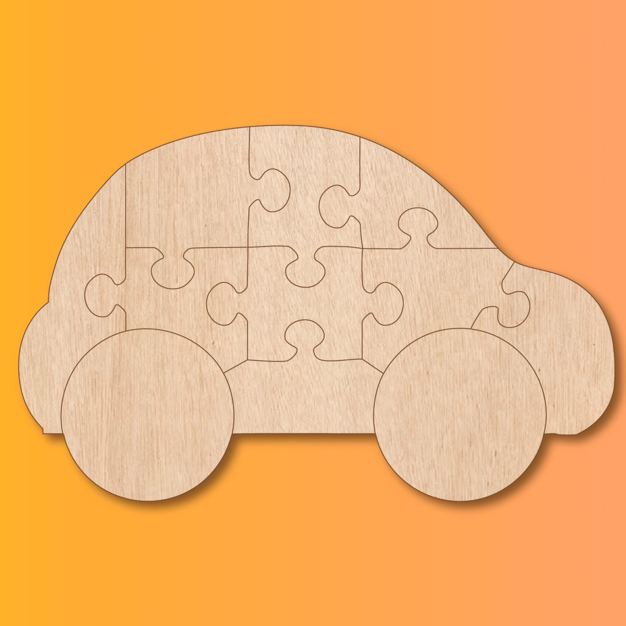 Puzzle for Kids Toy Files Bundle, Laser File Educational Svg, Laser Cut ...