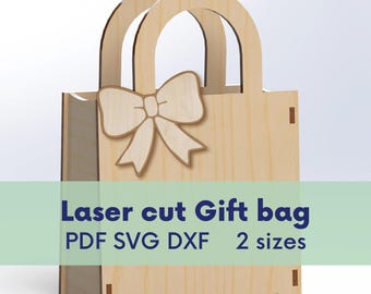 lasergesneden cadeauzakje sjabloon svg, lasergesneden tas dxf, houten tas lasergesneden tas, laser portemonnee bestand, houten handtas dxf lasergesneden bestanden bundel