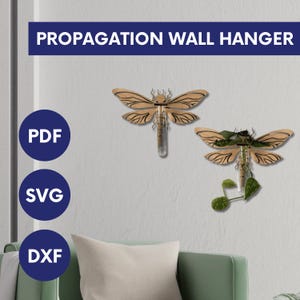 Libelle Reagenzglas Vase Dateien, Reagenzglas Halter svg, Holz Vase Laser, Reagenzglas Vermehrungsstation svg, Vase svg, Vermehrungsstationsdatei