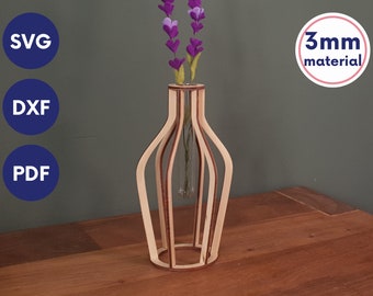 Amphore Reagenzglas Vasen Dateien, Reagenzglas Halter svg, Holz Vase Laser, Reagenzglas Vermehrungsstation svg, Vase svg, Vermehrungsstationsdatei