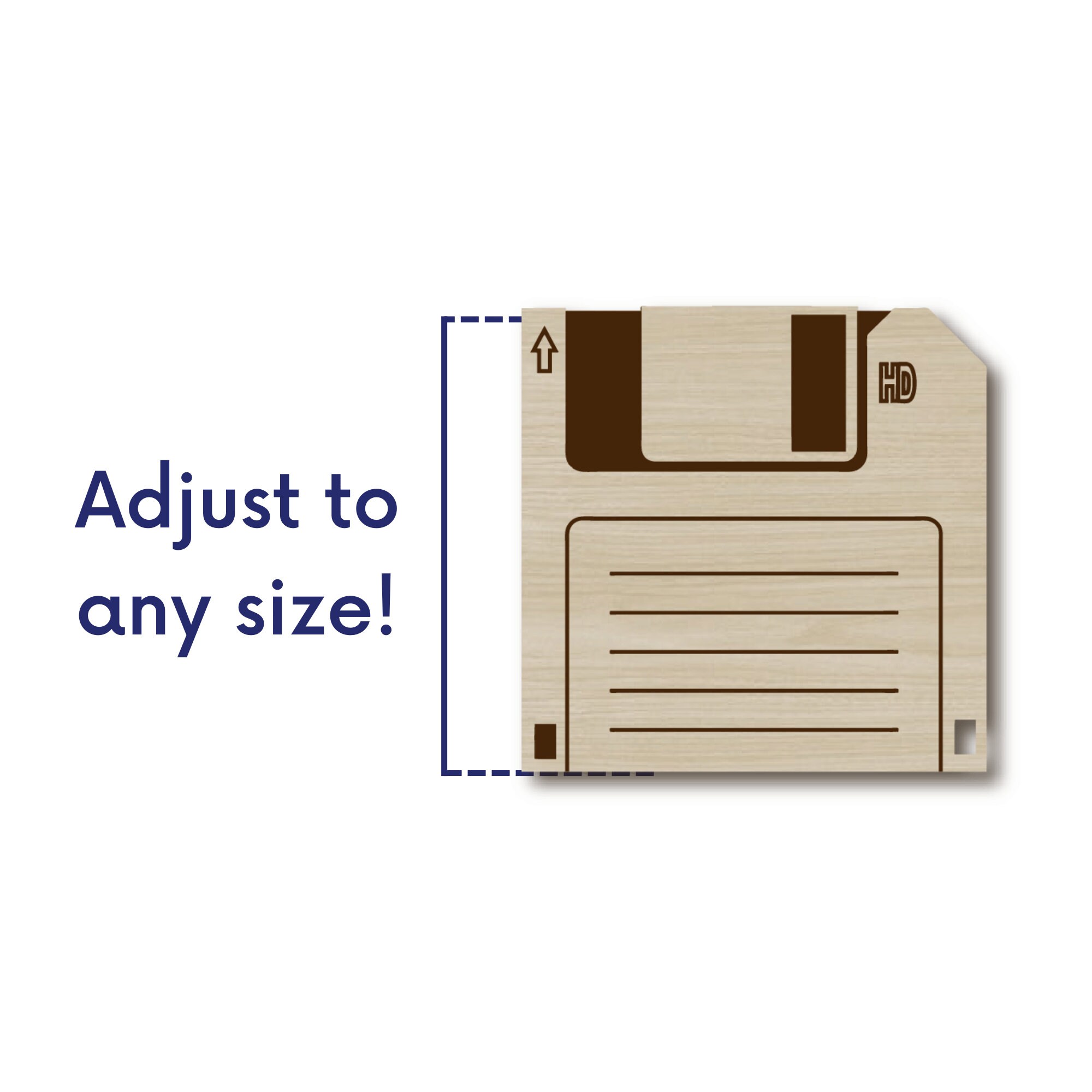 Floppy Disk Coaster Svg File Drink Coaster, Laser Cut Coaster Files