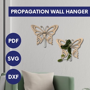 Schmetterling Reagenzglas Vase Dateien, Reagenzglas Halter svg, Holz Vase Laser, Reagenzglas Vermehrungsstation svg, Vase svg, Vermehrungsstationsdatei