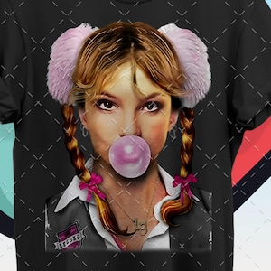 Britney Spears Singer Bubblegum Shirt – Bootleg Vintage Fan Merch Gift Tee | Gildan, Comfort Colors, Youth, Sweatshirt, Baby Onesie