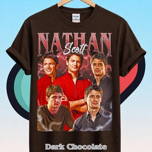 Nathan Scott One Tree Hill Shirt, Tree Hill Ravens Shirt, OTH Fan Gift, Tree Hill North Carolina Shirt, Tree Hill High Tee, Lucas Scott ID Dark Chocolate