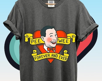 Pee Wee Herman Shirt, Paul Reubens Comfort Colors Shirt, Vintage Funny Gift Pee Herman Fan Shirt, 80s Shirts Famous Shows Paul Reubens ID