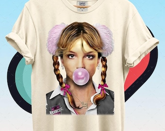 Britney Spears Bubblegum Shirt, Vintage Britney Spears Shirt, Britney Spears Eras Style Shirt, Gift for Women and Men, Vintage Shirt ID