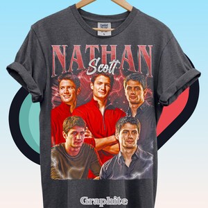 Nathan Scott One Tree Hill Shirt, Tree Hill Ravens Shirt, OTH Fan Gift, Tree Hill North Carolina Shirt, Tree Hill High Tee, Lucas Scott ID Graphite