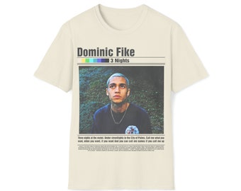 DOMINIC FIKE Unisex Softstyle T-Shirt, Dominic Fike 3 Nights Rap Tee Concert Merch Album 90s Aesthetic Poster Graphic tee
