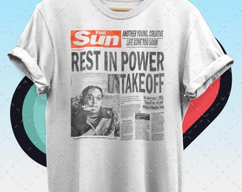 テイクオフ トリビュート T シャツ：ミーゴス ラッパー、ヴィンテージ ブートレッグ スタイル ID