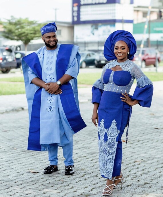 Traditional couple deals wear