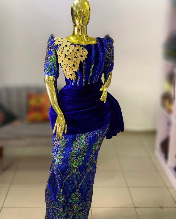 Lace dress african styles cheap