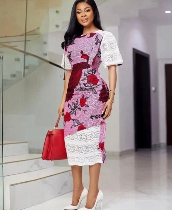 Ankara Gown Trending Style Mermaid Gown Wedding Party Guest