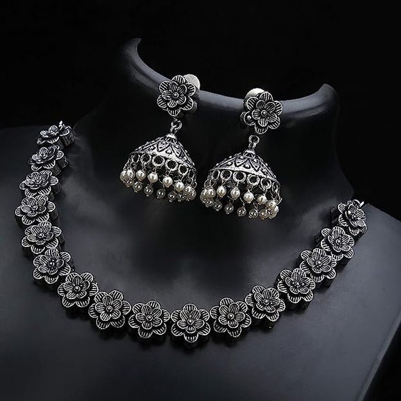 Buy Michael Kors Sterling Silver Necklace & Earrings Set | Silver Color  Women | AJIO LUXE