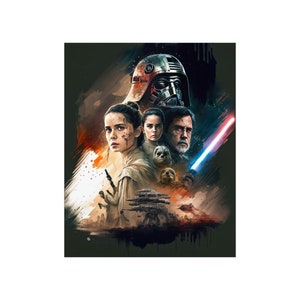 Star Wars Concept Art Premium Matte Vertical Posters | Wall Art | Artwork | Gift