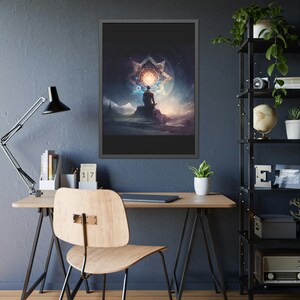 Spirituality Concept Art Version 1 Framed Paper Posters | Wall Art | Home Decor | Digital Art | Wall Decor | Artwork | Poster | Art