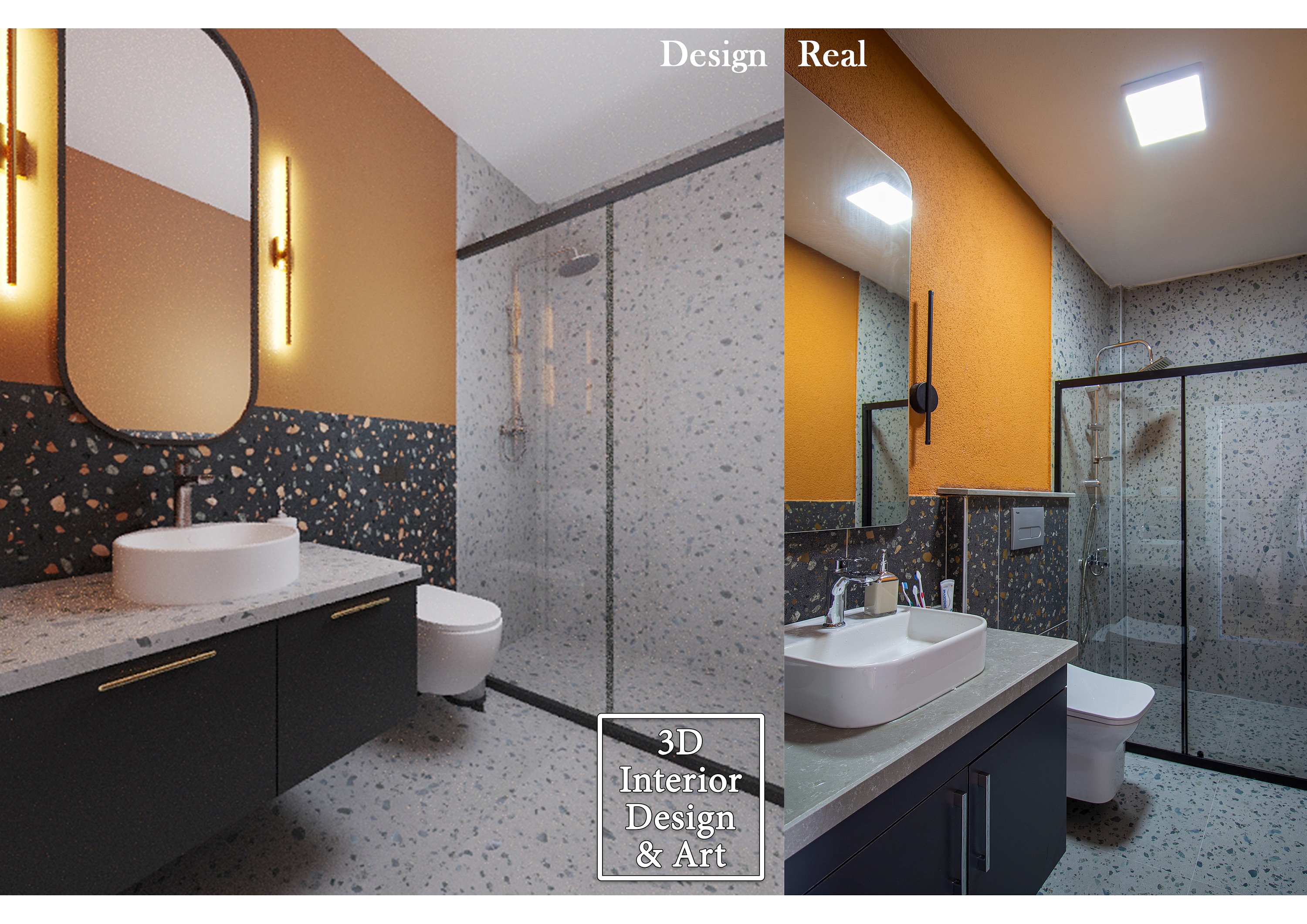 3D Rendering Bathroom Online Interior Design Project Package Bathroom ...