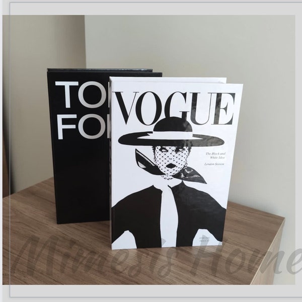 White Decorative Books Etsy