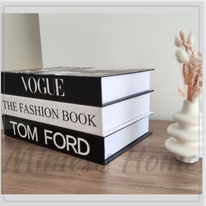 Luxury Decorative Vogue Book Box Storage Box Openable Book Box Home Decor  Decorative Book Fake Book Box Table Decor 