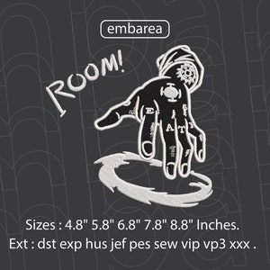 Anime inspirierte Stickmusterdateien