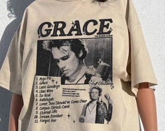 Chemise Jeff Buckley, cadeau d'anniversaire, Jeff Buckley Mystery White Boy Tour 1995 Music Tour T-shirt, excellent cadeau pour les fans