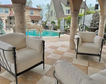 High End Michael Taylor Vintage Montecito Patio & Garden Outdoor Furniture Sofa Couch Chairs