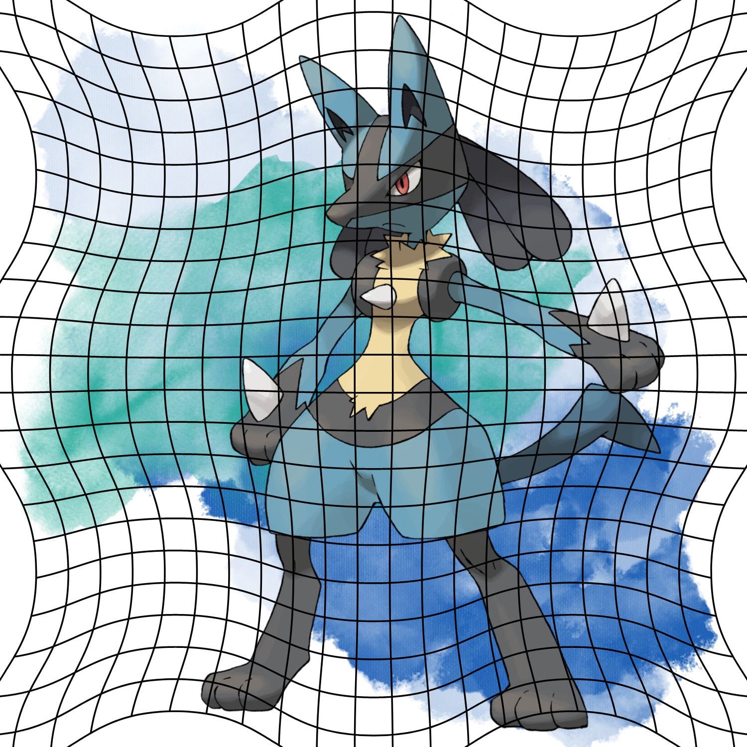 Lucario Card Art - HDA Gallery - Paintings & Prints, Animals, Birds, &  Fish, Other Animals, Birds, & Fish - ArtPal