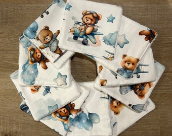 Washable/reusable baby/child wipes