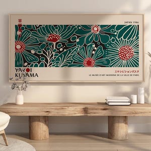 Arte de parede panorâmica | Arte de parede japonesa, decoração de parede para casa, pôster grande de arte pop abstrata, exposição de arte de parede de galeria de decoração de casa moderna -Y25