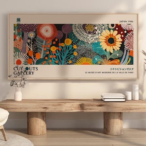 Panorama Minimal Poster, Japanische Wand Kunst, Haus Dekor als Ausstellungs Poster, Großes Galerie Wand Dekor, Japanischer Galerie Print Y16