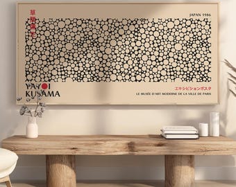 Yayoi Kusama Poster: Japanese Abstract Art, Gallery Wall Decor