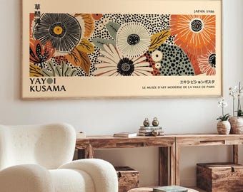 Japanese Modern Wall Art – Japandi Mid Century Exhibition Poster