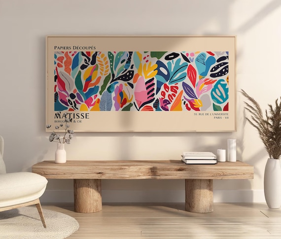 Henri Matisse Print: Colorful Cutouts, Modern Gallery Wall Art