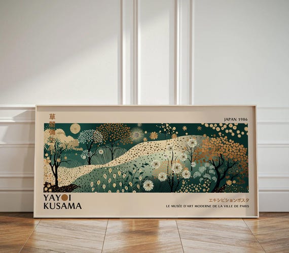 限定マット額装品/草間彌生/4点セット/インテリア/アート/特別品/ポスター 限定マット額装品/草間彌生/4点セット/インテリア/アート/特別品