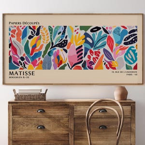 Henri Matisse Print: Colorful Cutouts, Modern Gallery Wall Art image 2