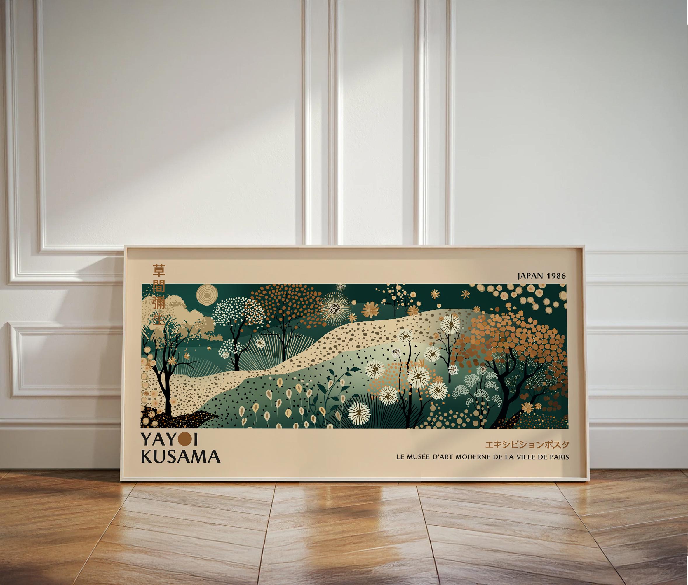 草間彌生展ポスター：日本のギャラリー壁面アート - Etsy 日本