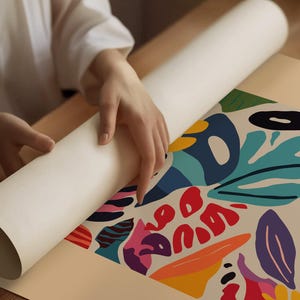 Henri Matisse Print: Colorful Cutouts, Modern Gallery Wall Art image 9