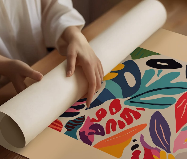Henri Matisse Print: Colorful Cutouts, Modern Gallery Wall Art image 9