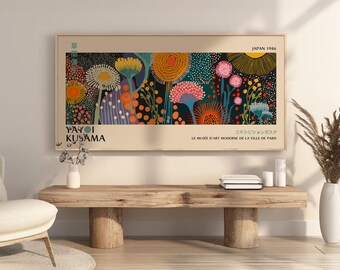 Panoramic Japandi Landscape Poster: Minimalist Zen Wall Art