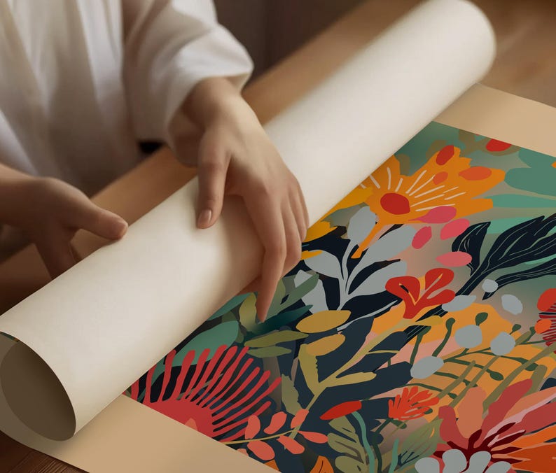 Japandi Wall Art for Bedroom or Hallway