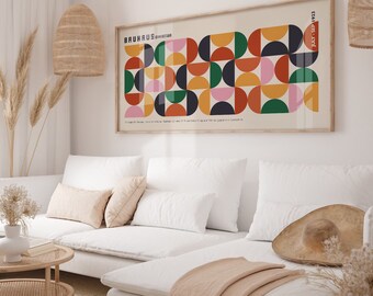 額装済/foto licia 1926/バウハウス Bauhaus Exhibition Poster 1923, Minimalist Mid Century