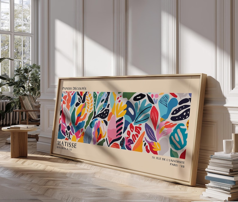 Henri Matisse Print: Colorful Cutouts, Modern Gallery Wall Art image 3