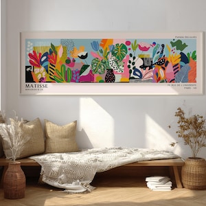 Henri Matisse-affisch - Färgglad väggkonst som Matisse-tryck, modern horisontell museumsdekor bild 10