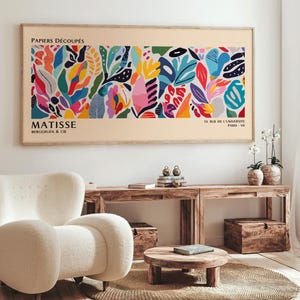 Henri Matisse Print: Colorful Cutouts, Modern Gallery Wall Art image 4