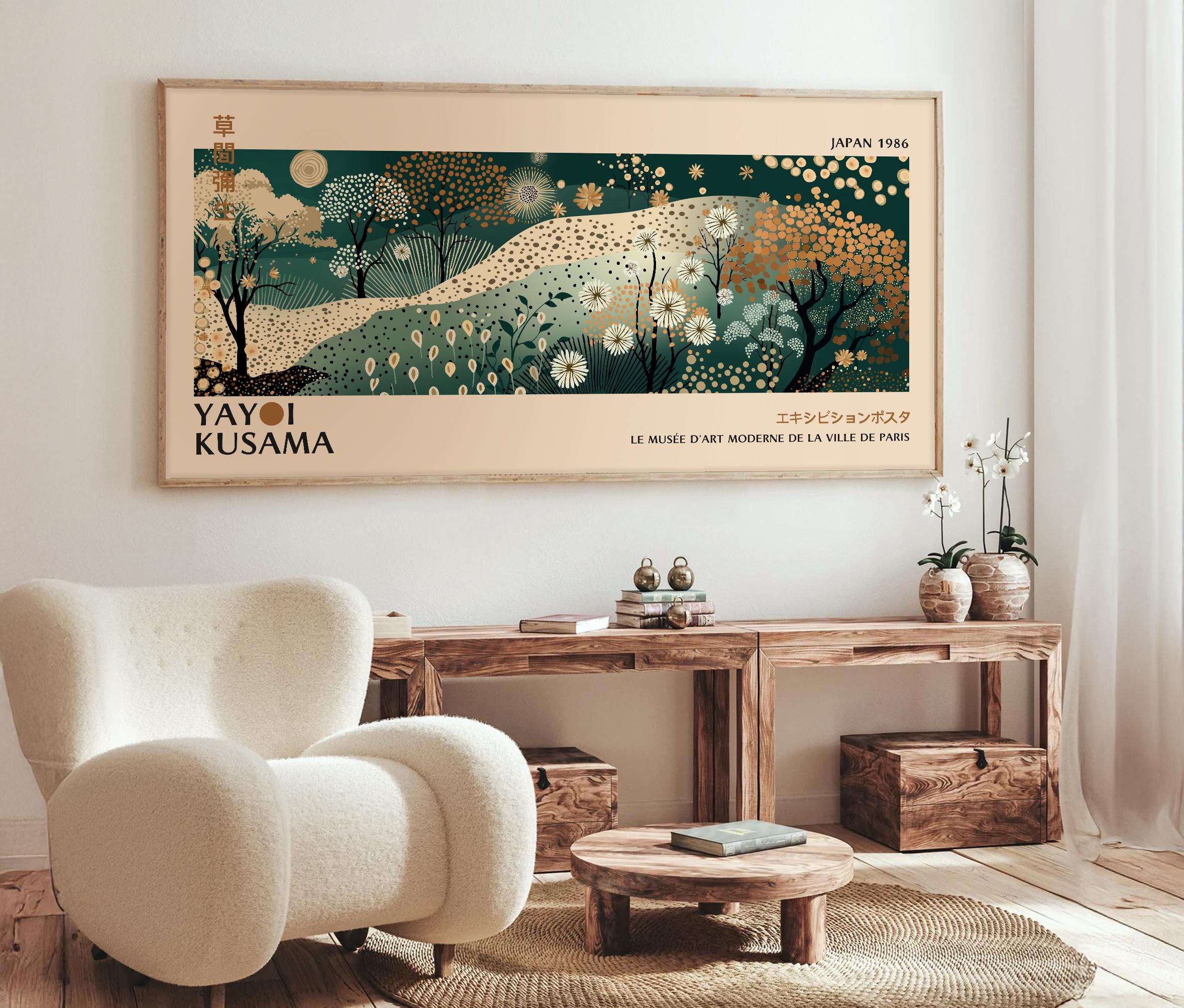 Yayoi Kusama Exhibition Poster: Japanese Gallery Wall Art - Etsy