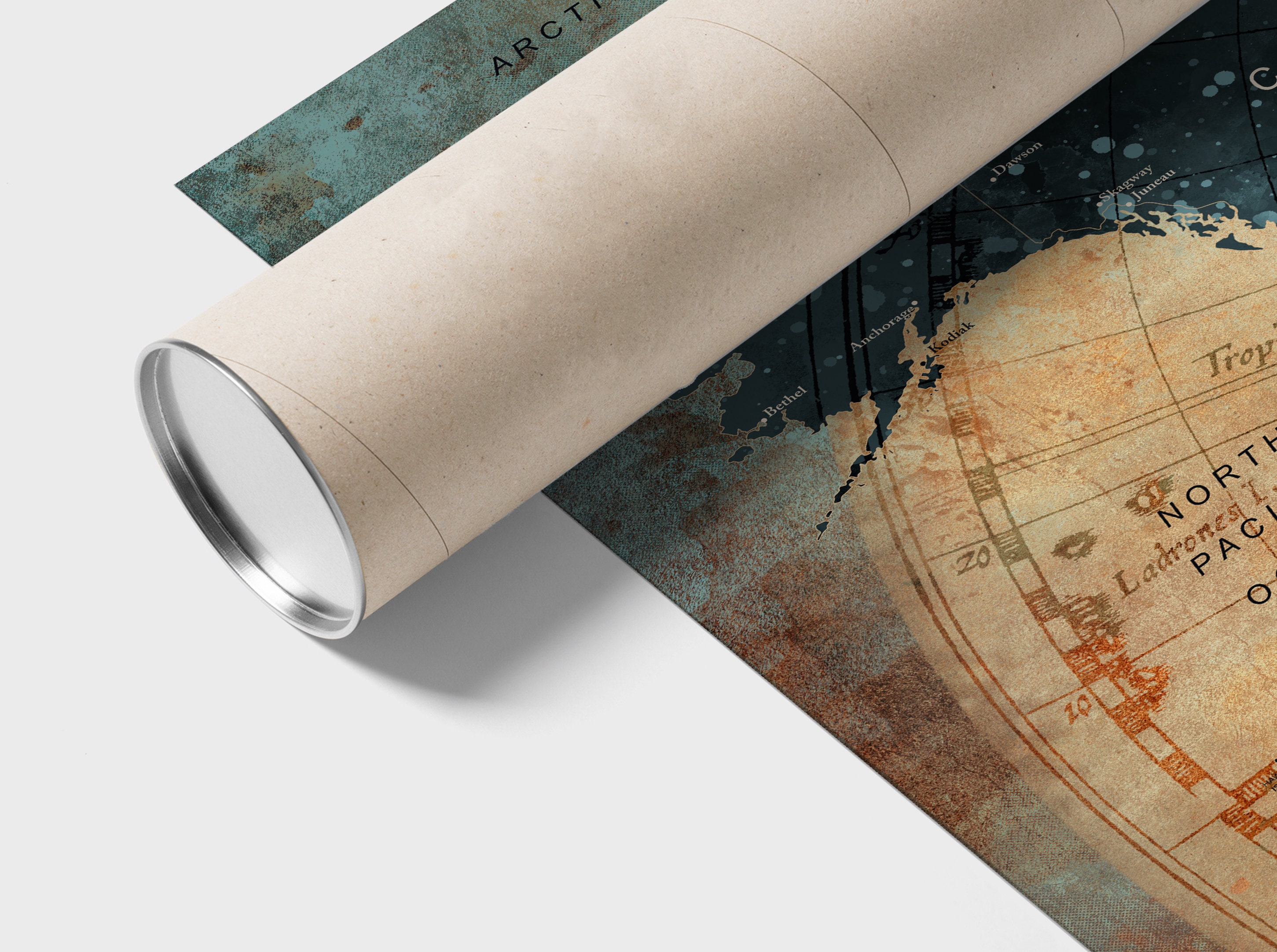 Vintage Style World Map Art Print: Push Pin Travel Tracker - Etsy