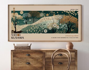 Yayoi Kusama Exhibition Poster: Japanese Gallery Wall Art - Etsy