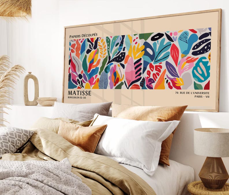Henri Matisse Print: Colorful Cutouts, Modern Gallery Wall Art image 7