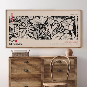 Moderne minimalistische Kunst beige schwarz Wildblumendruck, Boho Blume Abstrakt Floral Botanische Drucke Minimalist Mid Century moderne Kunst Dekor -Y9