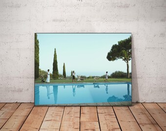 Slim Aarons Roca Llisa Print, Spain Travel Poster, Vintage Photography Print, Luxury Wall Art, Old Money Aesthetic Decor, Digital Download